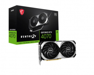 MSI GeForce RTX 4070 VENTUS 2X 12G GDDR6X OC Videokártya